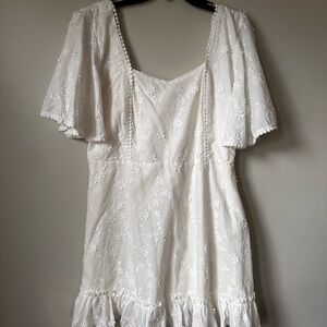 Showpo White Mini Dress - NWOT